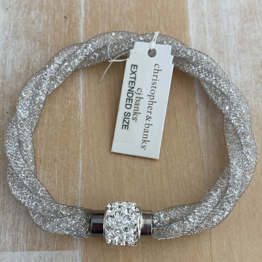 CJ Banks extended size sparkling bracelet